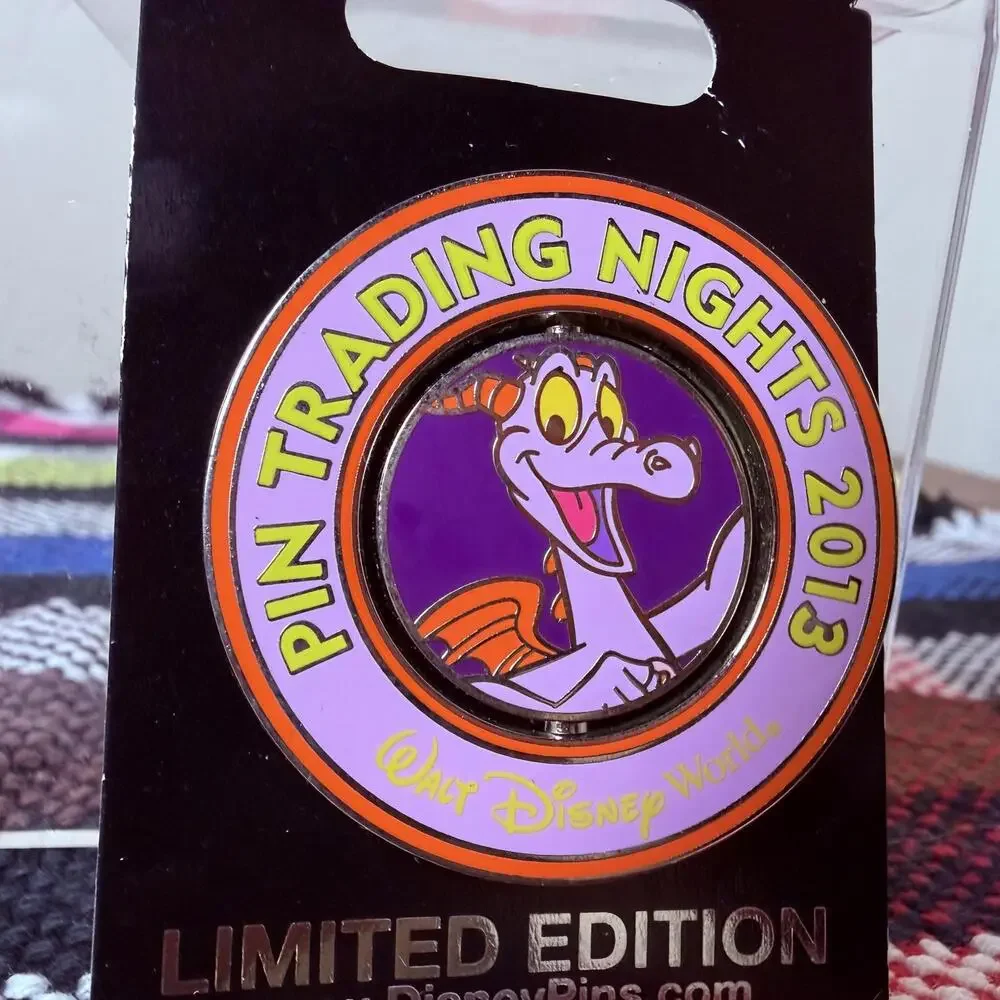 WDW Disney Pin Trading Nights 2013 Figment Spinner Pin LE 750 - Picture 2 of 4